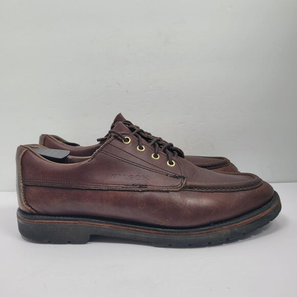 Filson Uplander Low Men's Brown Leather Lace-Up Oxford Shoes US